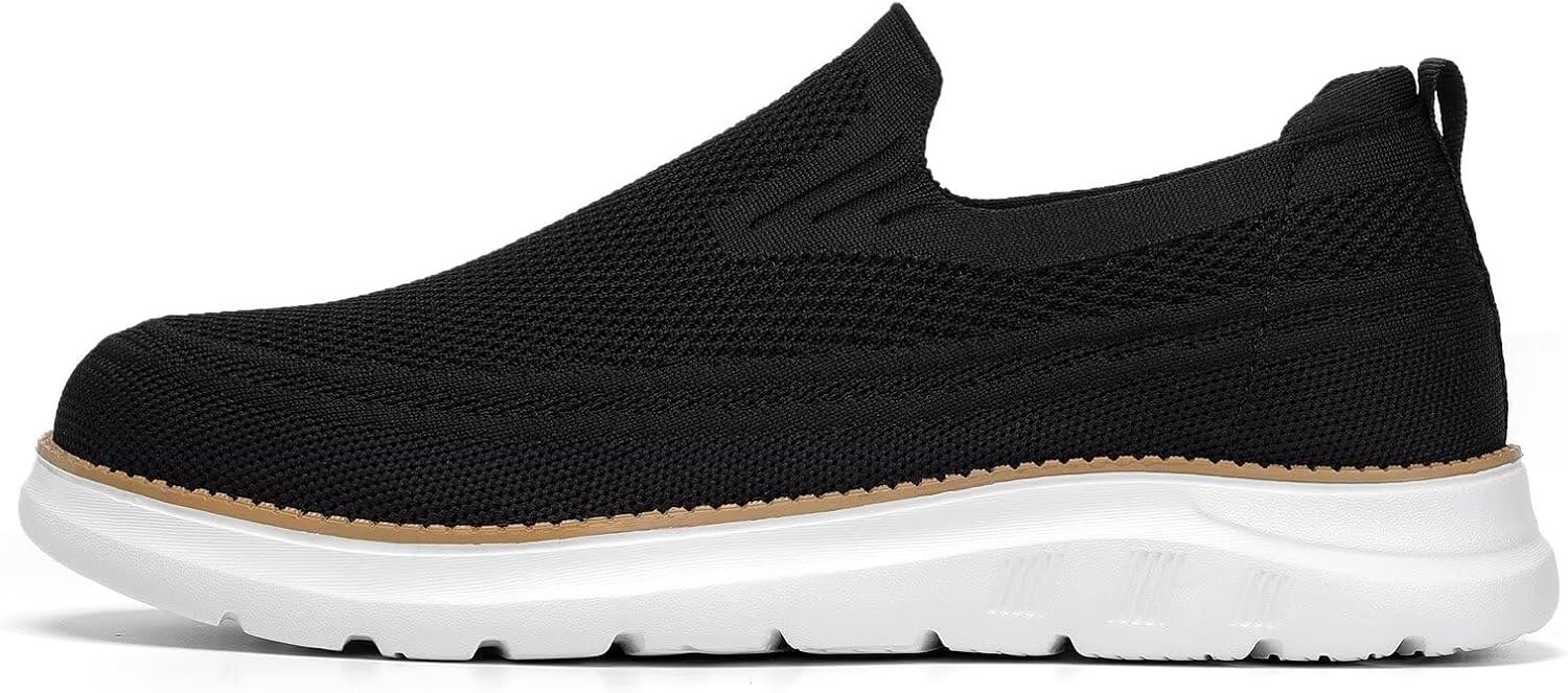 Men's Walking Boat Shoes Slip On Casual Loafers Non Slip Comfortable Lightweight Work Driving Shoes - Image 3