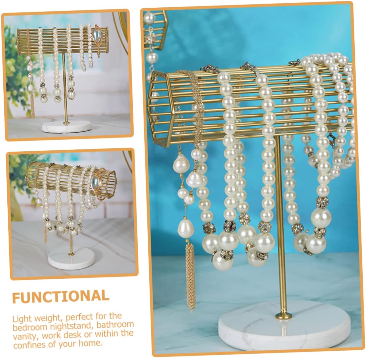 Cabilock Hexagon Bracelet Holder Jewelry Storage Stand Bracelet Bangle Holder Shop Jewelry Stand Tabletop Watch Display Holder Watch Stand Bracelet Watch Rack Desktop Bangle Stand