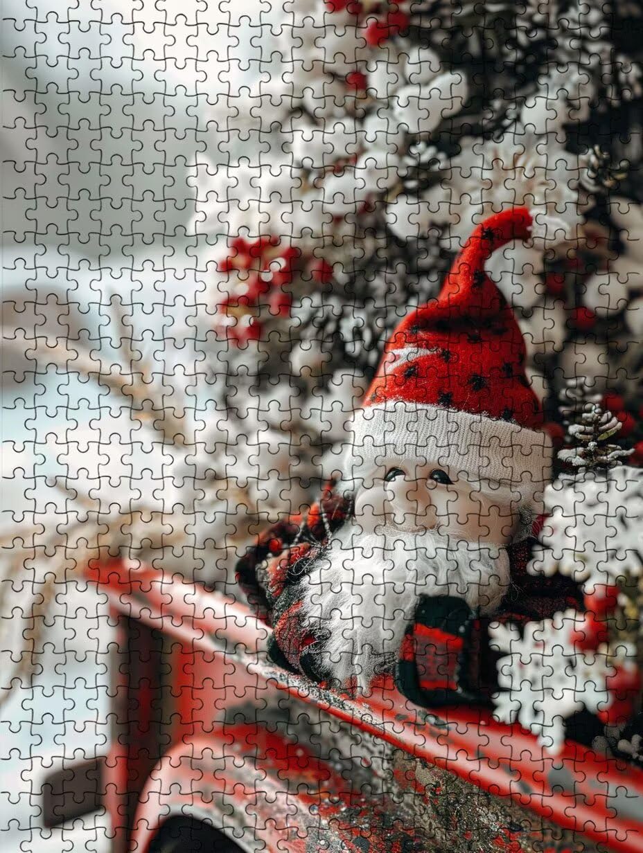 FNKL2-927 Lalki bożonarodzeniowe, 5000 elementów, 5000 elementów, złożone puzzle, rodzinne gry, imponujące klasyczne puzzle, do dekoracji ścian i prezentów