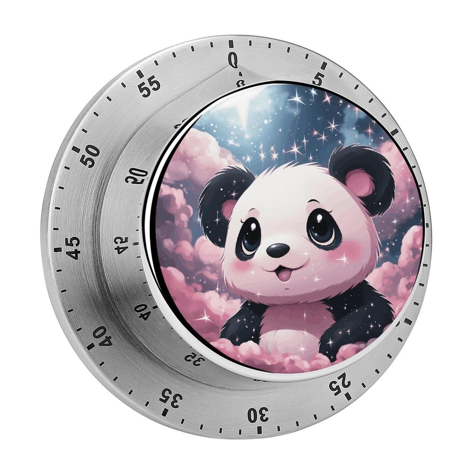 Panda Printed Waterproof Christmas Timer with Loud Alarm Outdoor Timer for Cooking Exercise Baking