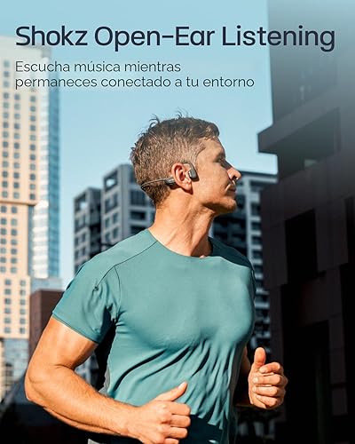 Miniatura 5 de SHOKZ OpenRun Pro 2 Mini - Auriculares deportivos de conducción ósea con tira reflectante, resistentes al sudor, auriculares de entrenamiento