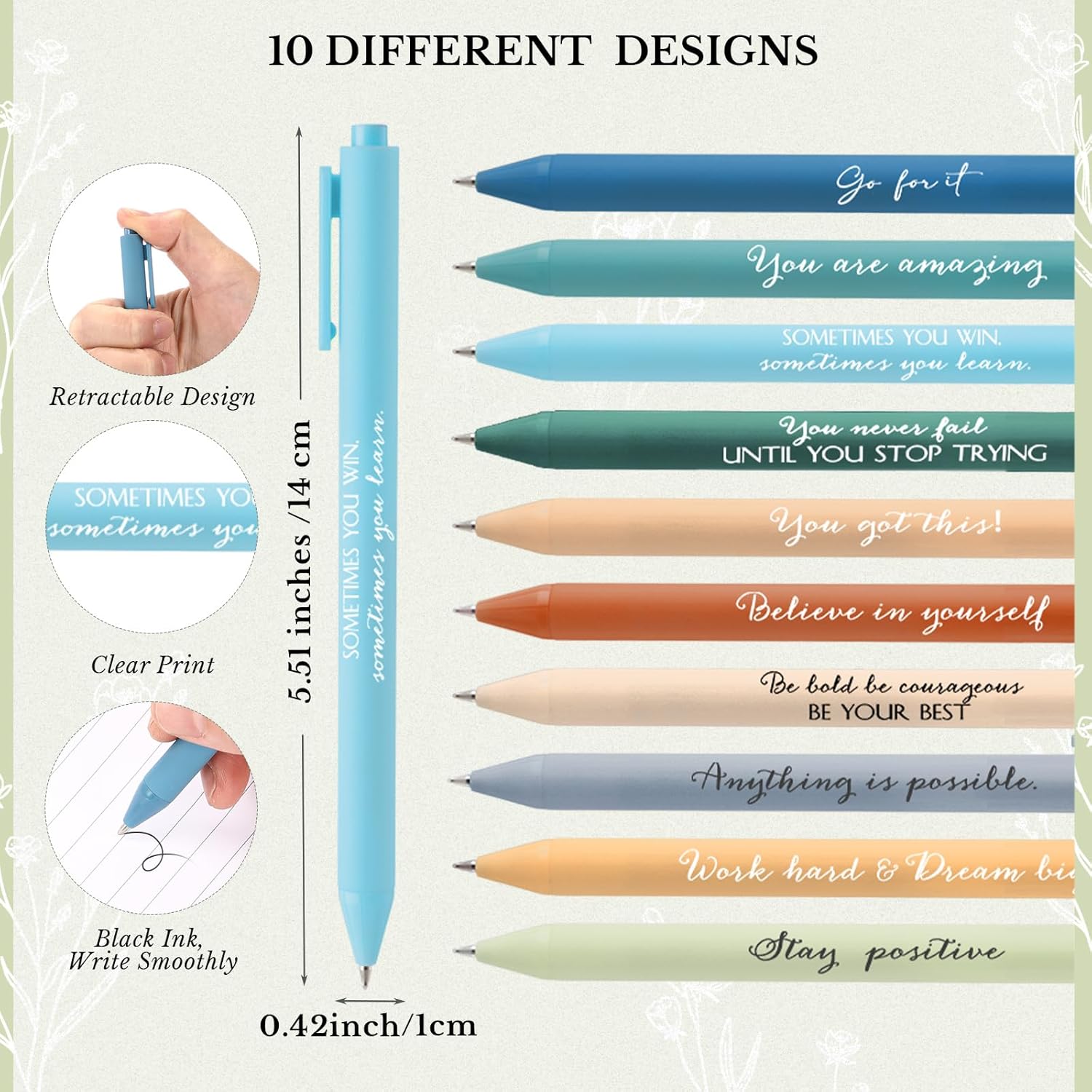 Dispowreath 20 Sets/40 Pcs Employee Appreciation Gifts Bulk A6 Inspirational Journal with Ballpoint Pen and Sticky Note Thank You Notebook for Staff Student Teacher Coworker(Classic Morandi)