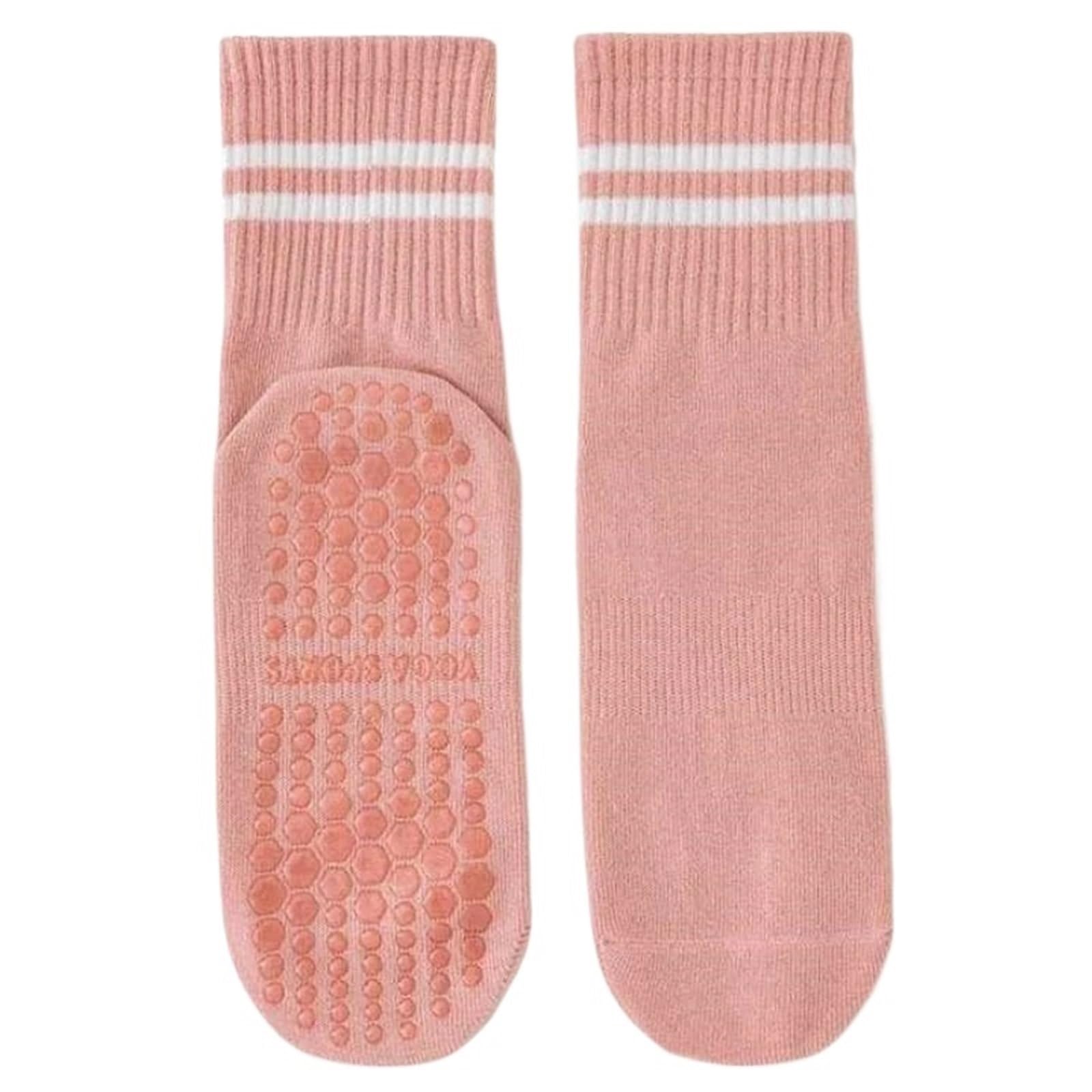 Stopper-Socken, Pilates-, Barre-, Yoga Socks for Women Cotton Multicolor Multiple Pairs