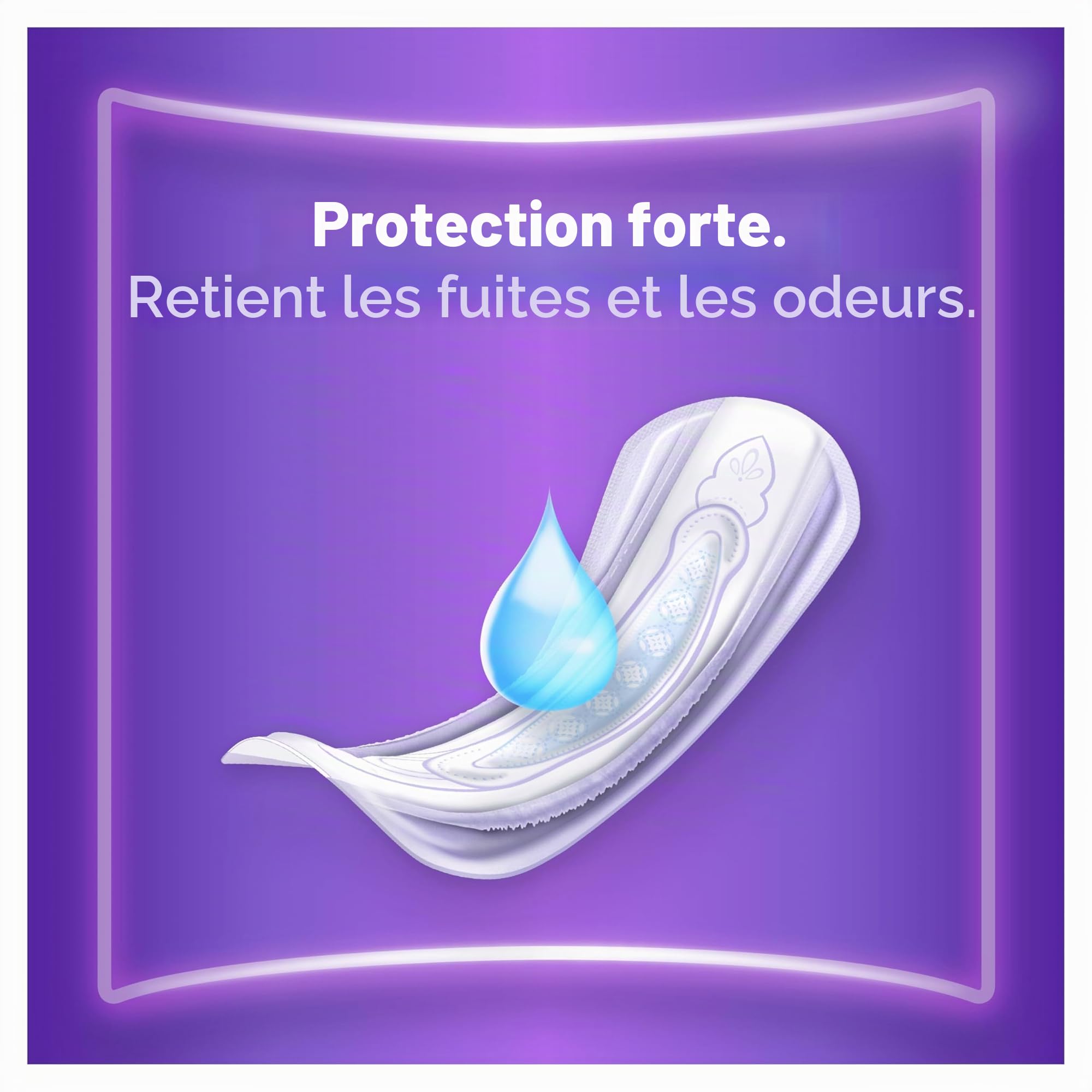 Always Discreet, 64 Serviettes Hygiéniques Incontinence Femme, Long plus 6 Gouttes, Protection Absorbante pour Fuites Urinaires Importantes, Pack 1 Mois