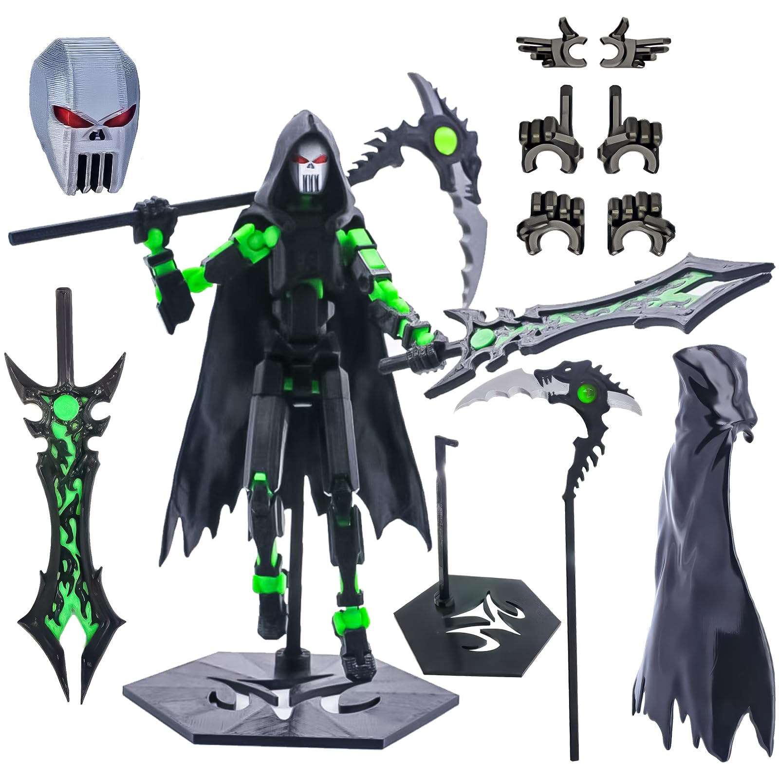 (Assembly Completed) T13 Action Figure Set - 3D Printed Titan 13 Dummy for Collectors Desktop Decorations