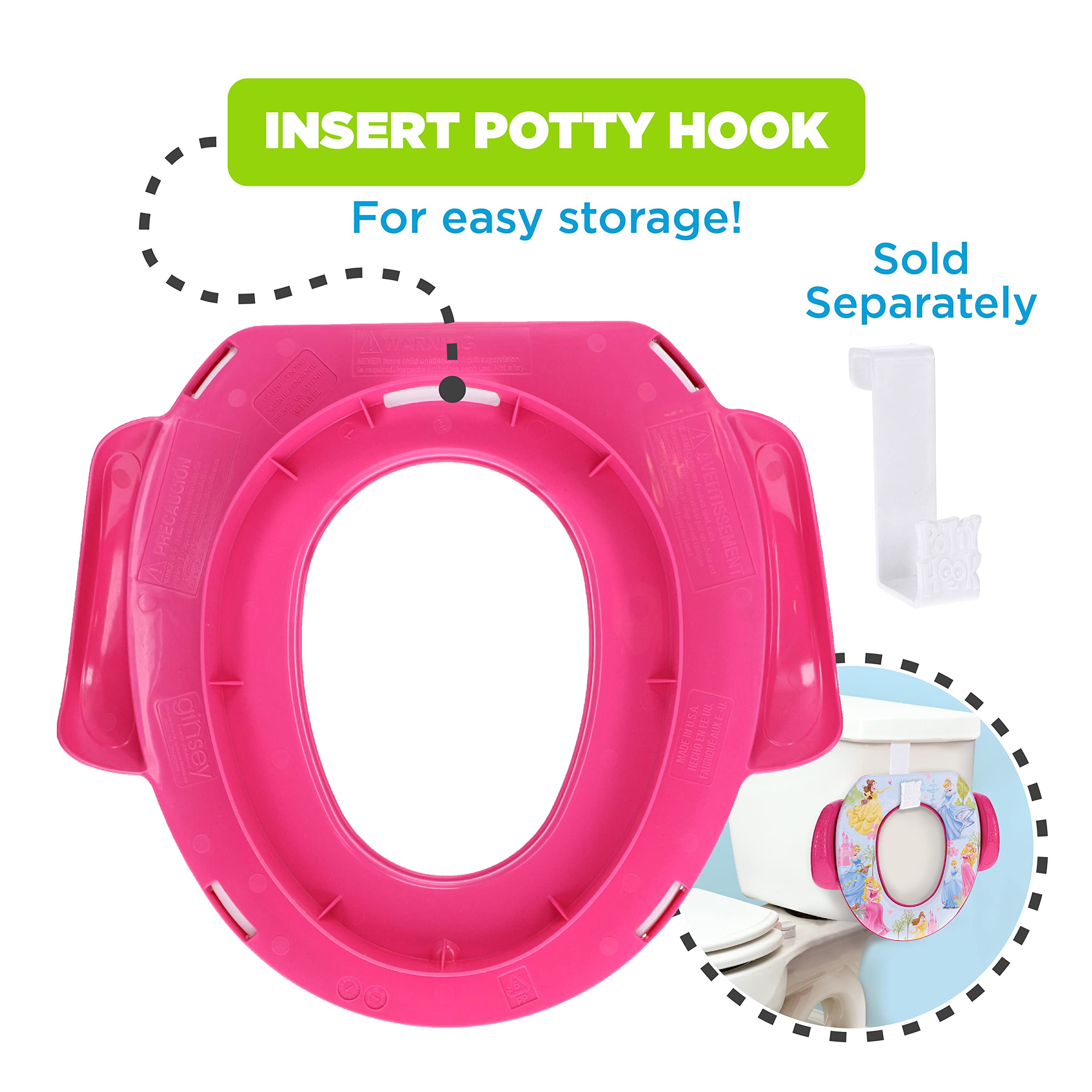 Buy Disney Princess Kid's Toilet Training Combo Kit Contour Step