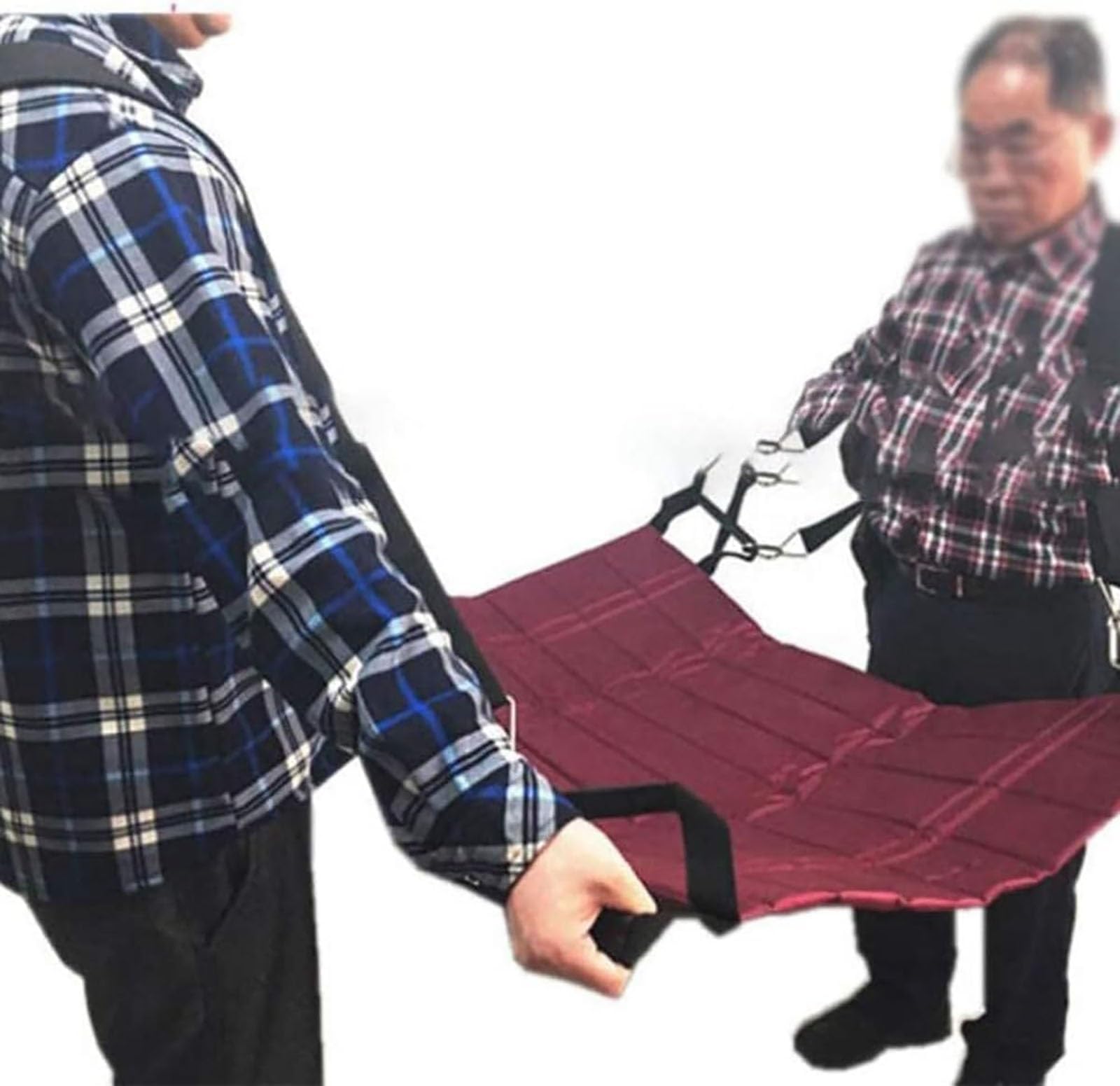 Tappetino di posizionamento del letto con maniglie rinforzate, Foglio di Trasferimento Paziente Telo di Trasferimento Fogli di Incontinenza per Pazienti Anziani Disabili, Attrezzatura Mobilità Assiste