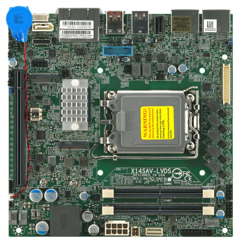 Amazon.com: Supermicro X14SAV-LVDS Motherboard Mini-ITX Single