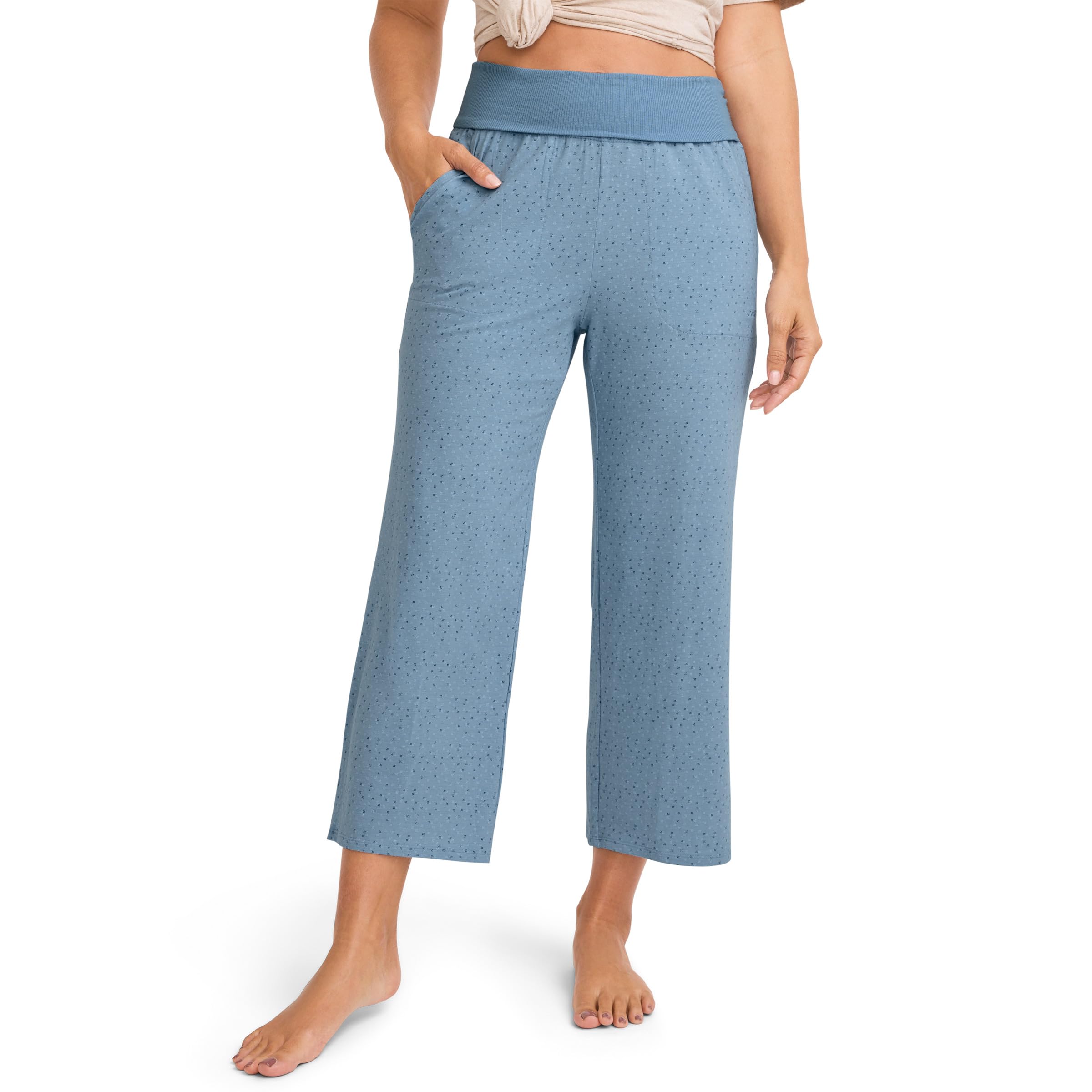Jockey Womens Loungewear Cotton Modal Crop Pant