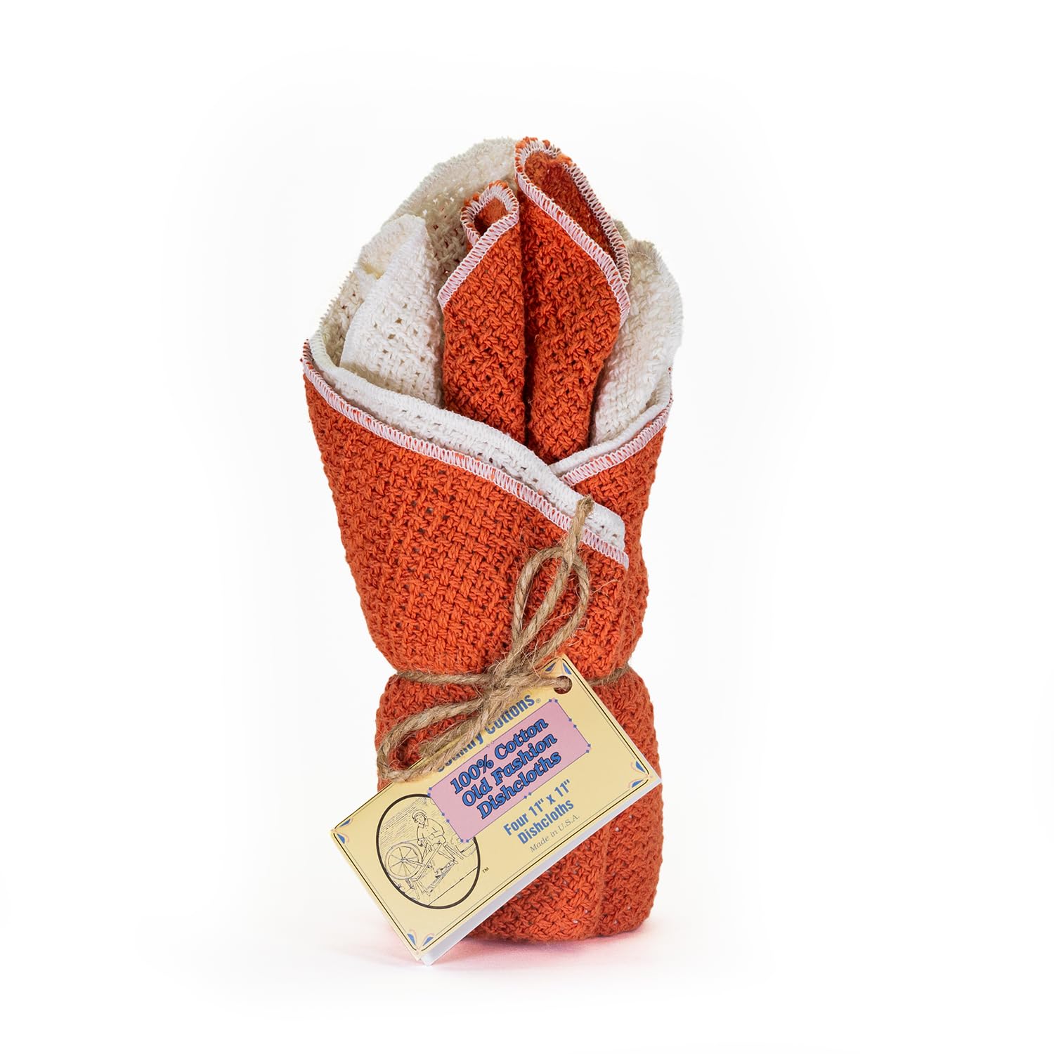 Country Cottons Pumpkin Spice Dishcloths