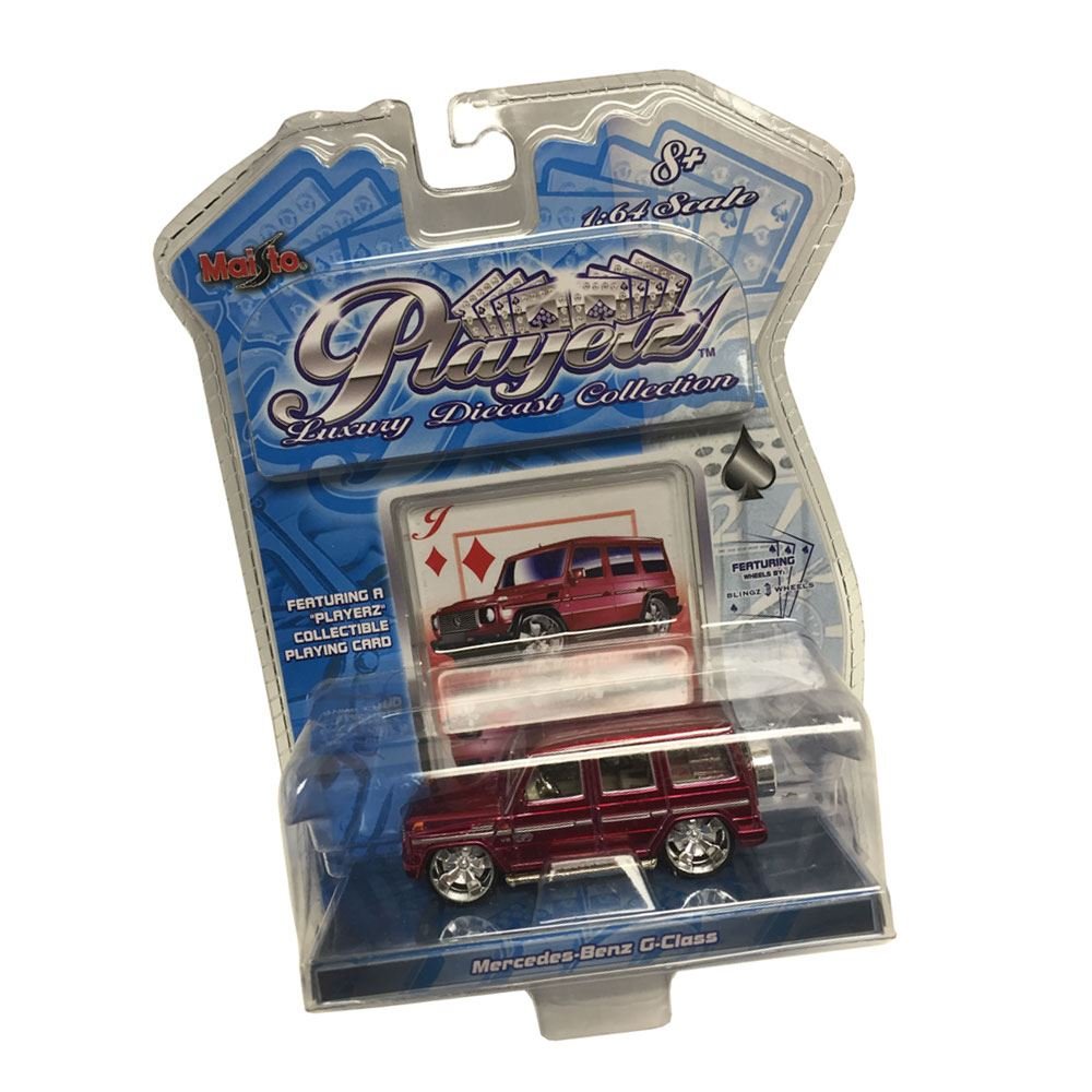 Maisto Playerz Luxury Diecast Collection 1:64 Scale Red Mercedes