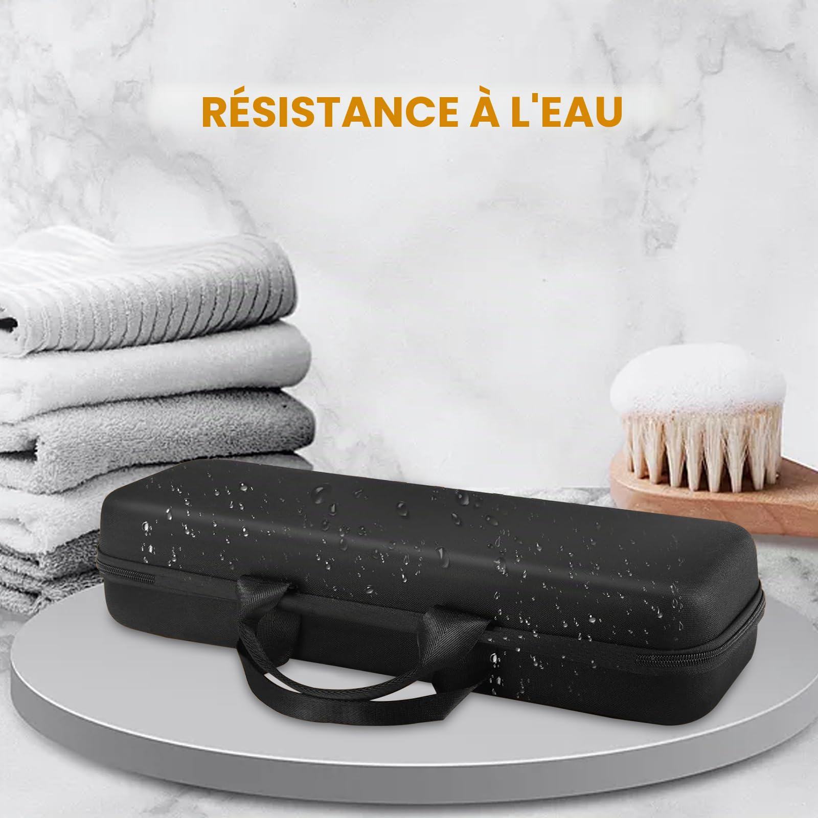 Étui de Transport Rigide Compatible Dyson Airstraight HT01, Sac Résistant Poussière et Rayures pour Lisseur