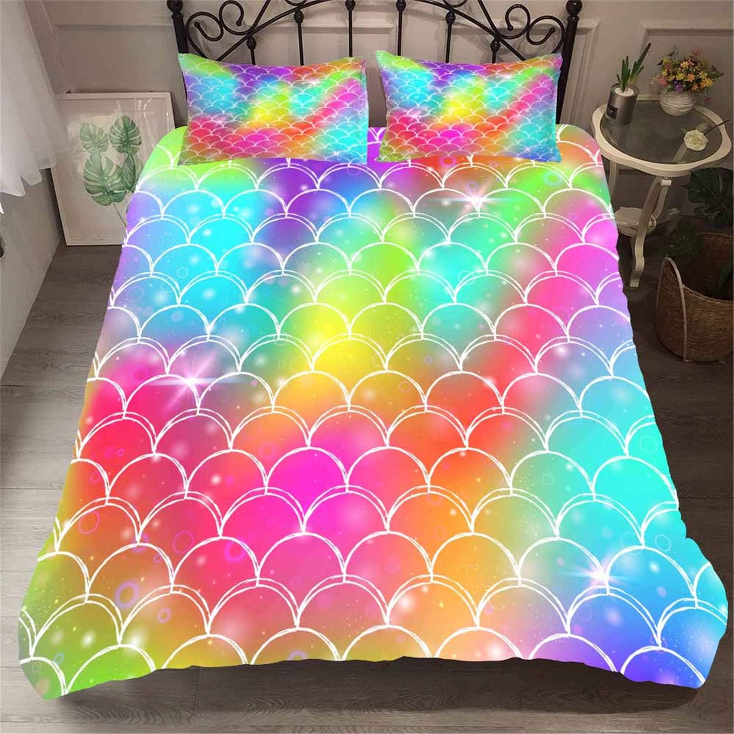 mermaid queen comforter set