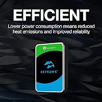 Vista 8 de SEAGATE ST4000VX007 Skyhawk 4TB Vigilancia Duro SATA 6Gb/s 64MB caché 3.5 pulgadas Unidad interna Embalaje libre de frustración (ST4000VXZ07) Disco