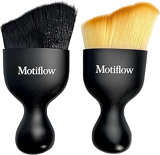 2-Pack Professional Soft Bristle Car Interior Detailing Brushes for Dashboards