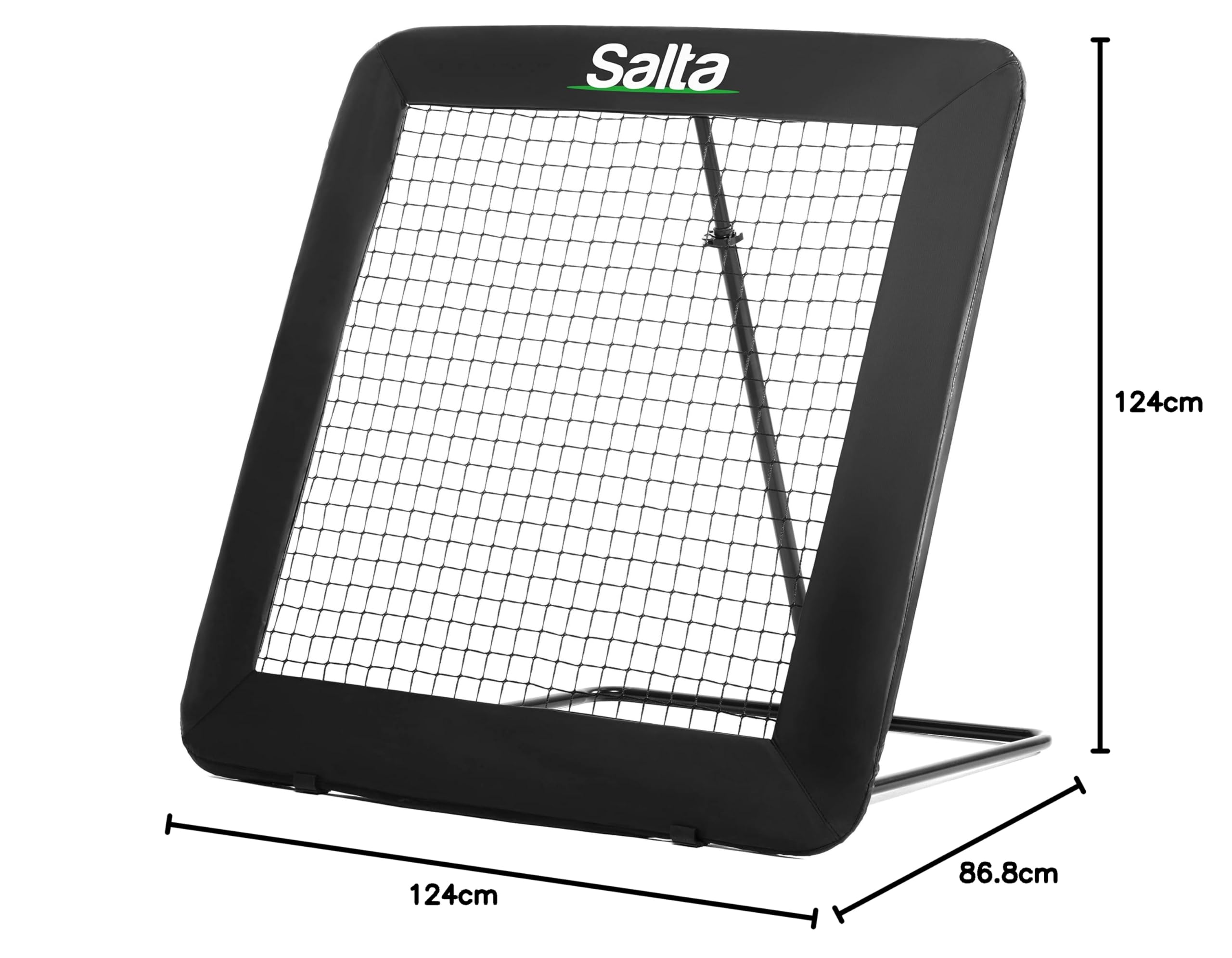 Salta Motion - Rebote Ajustable (84 x 84 cm, 124 x 124 cm, 164 x 164 cm), Color Negro