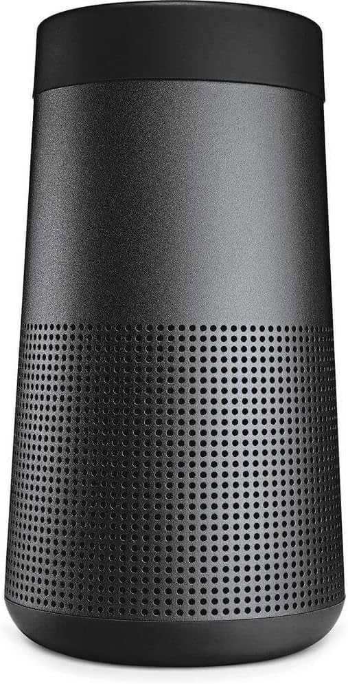 Bose The SoundLink Revolve, The Portable Bluetooth Speaker with 360 Wireless Surround Sound, Triple Black