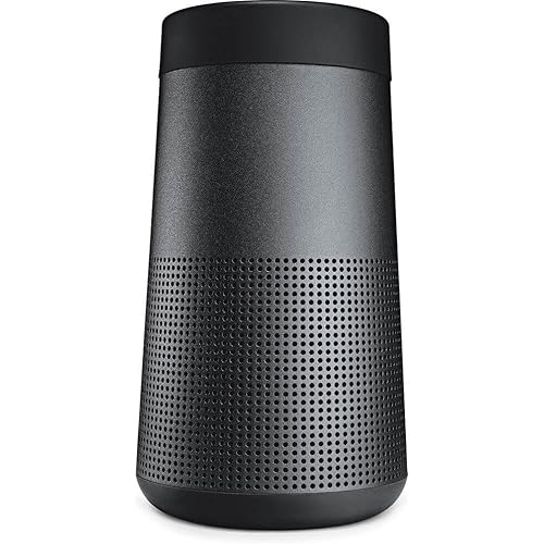 Bose The SoundLink Revolve, The Portable Bluetooth Speaker with 360 Wireless Surround Sound, Triple Black