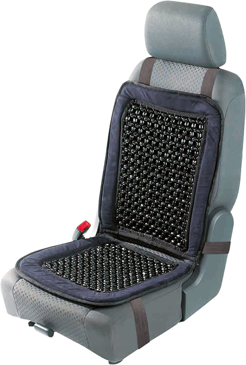 Simply BBSC01 Universal Black Beaded Seat Cushion