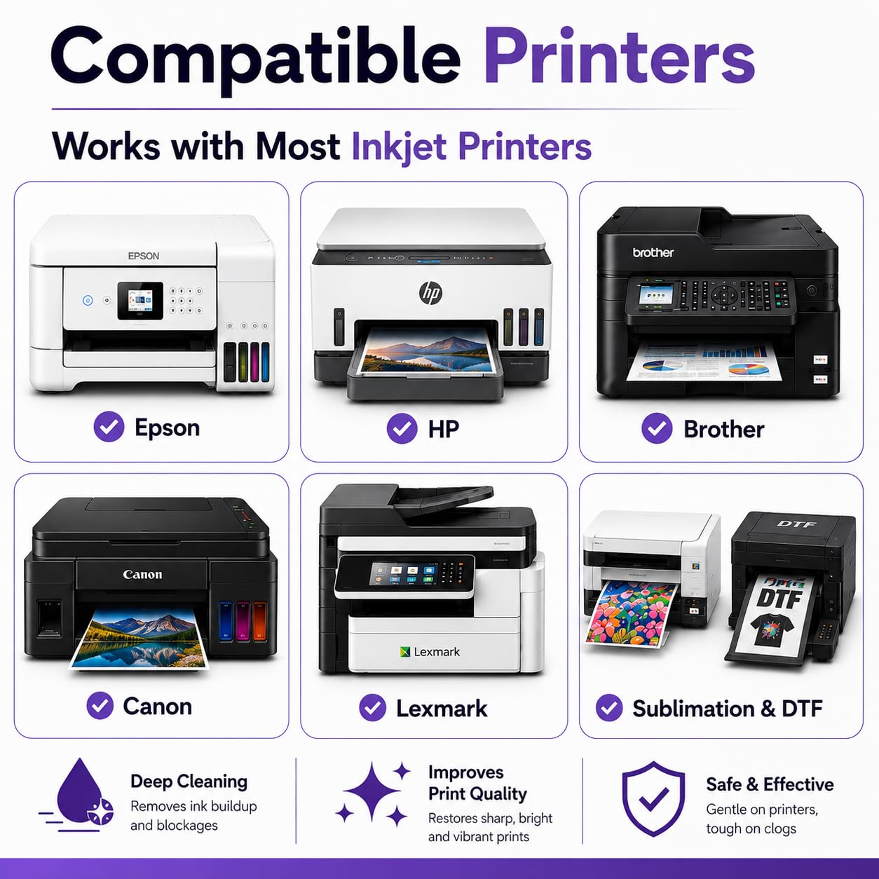 Amazon.co.jp: Epson、HPに最適なプリンタークリーニングキット