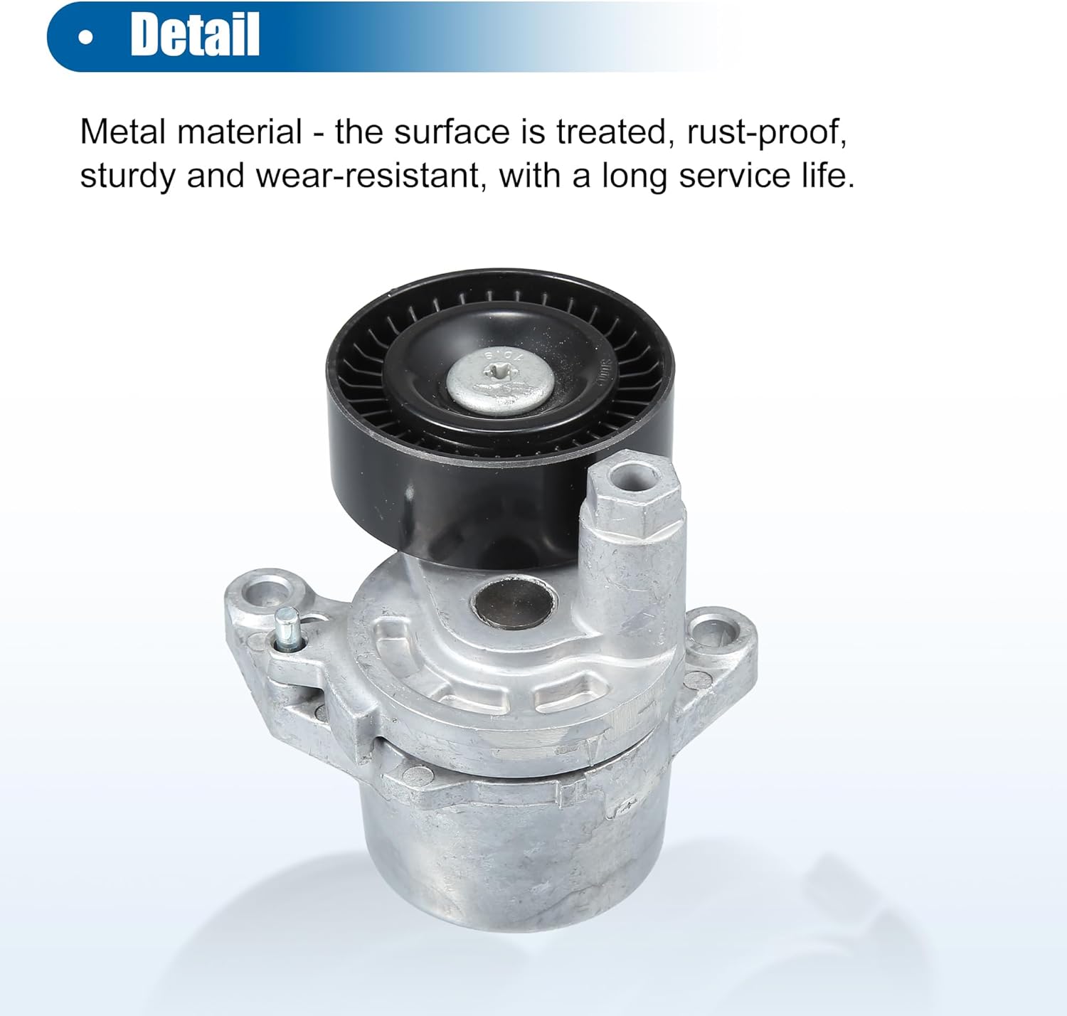 uxcell Car Serpentine Tensioner Assembly No.119553TA0B/119553TA9D for Nissan Altima Base S SL SR SV 2.5L L4 - Gas 2016-2018 Black Silver Tone Metal