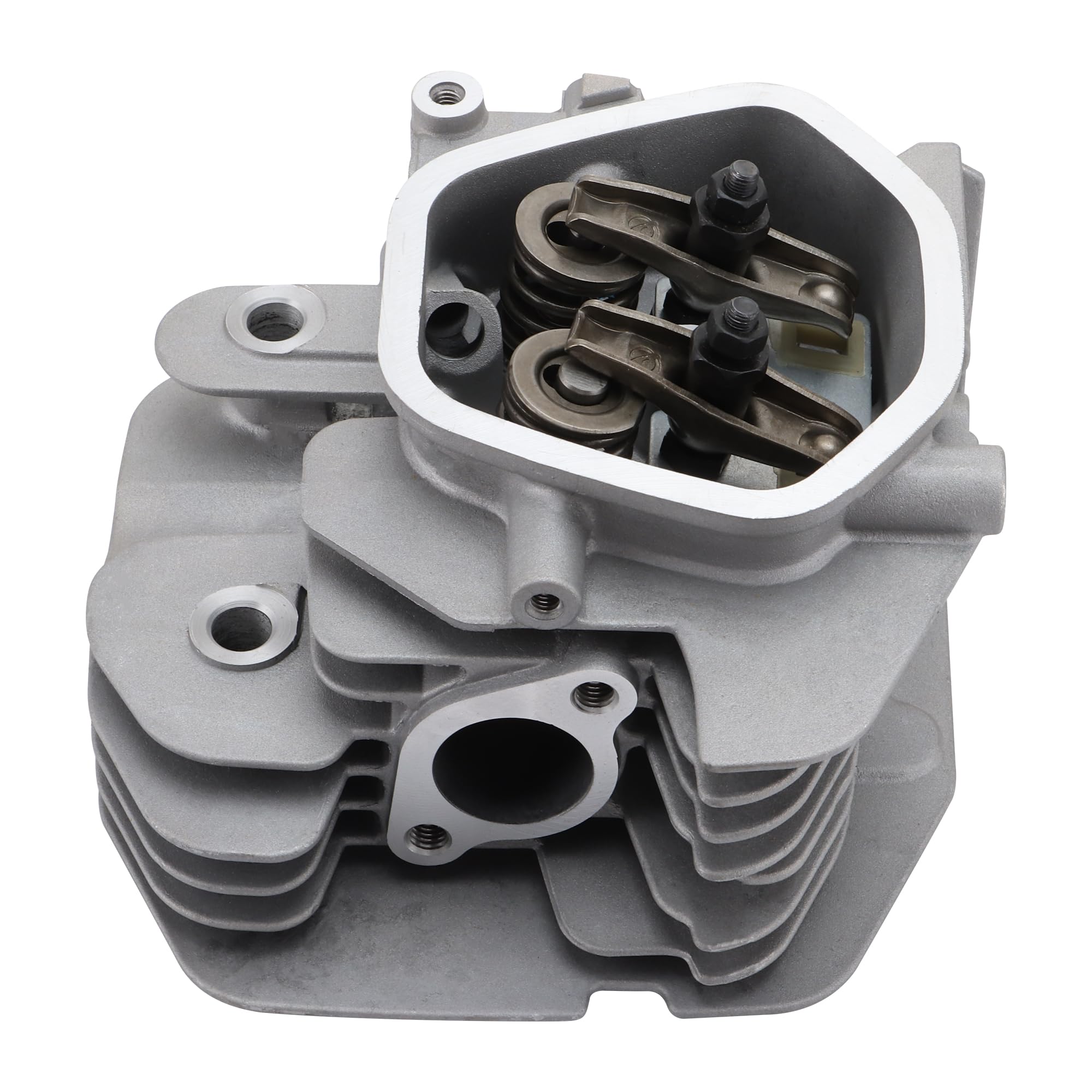 GOOFIT Zusammengesetzter Zylinderkopf Wippen Ventile Federn Dichtungen Bolzen Ersatz für 188F GX340 GX390 11HP 13HP 12200-ZF6-406 12391-ZE2-000
