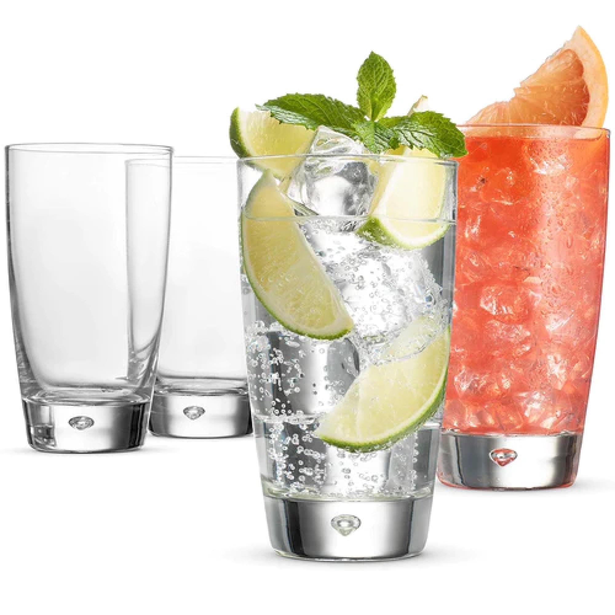Bormioli Rocco Luna Glasses - Set of 4 -1