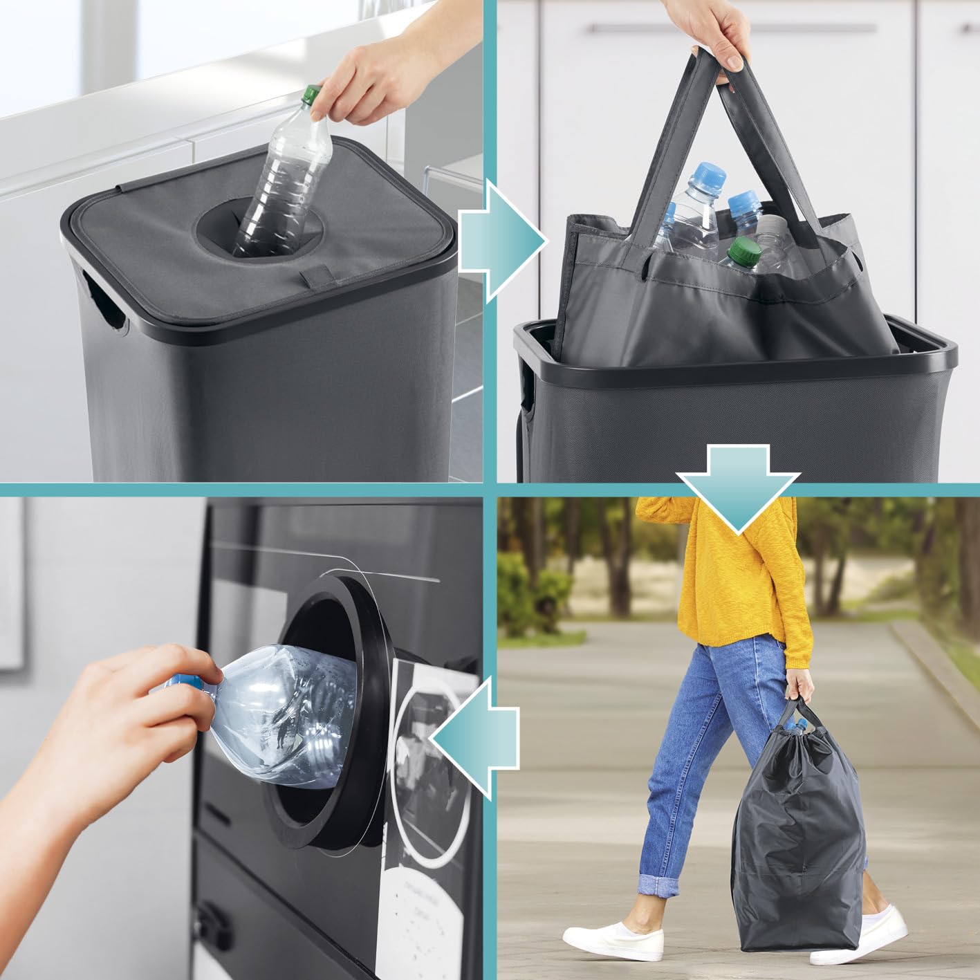 EASYmaxx Pfandflaschen Sammelbehälter 100l online bestellen | MÜLLER
