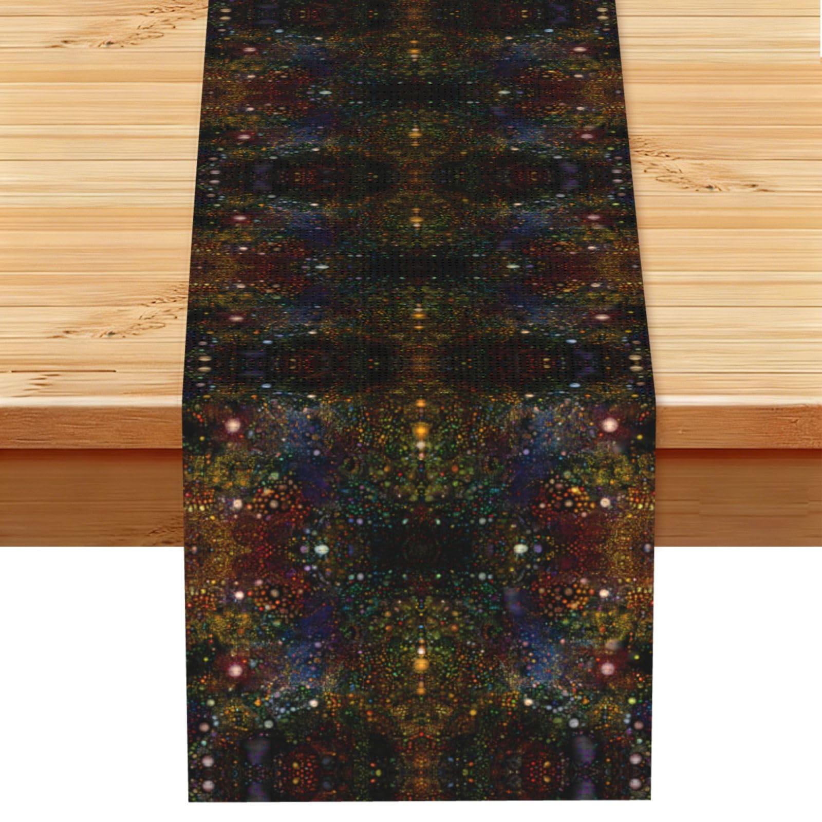twinkling stars Linen Feel Table Runner Wedding Party Home Decoration