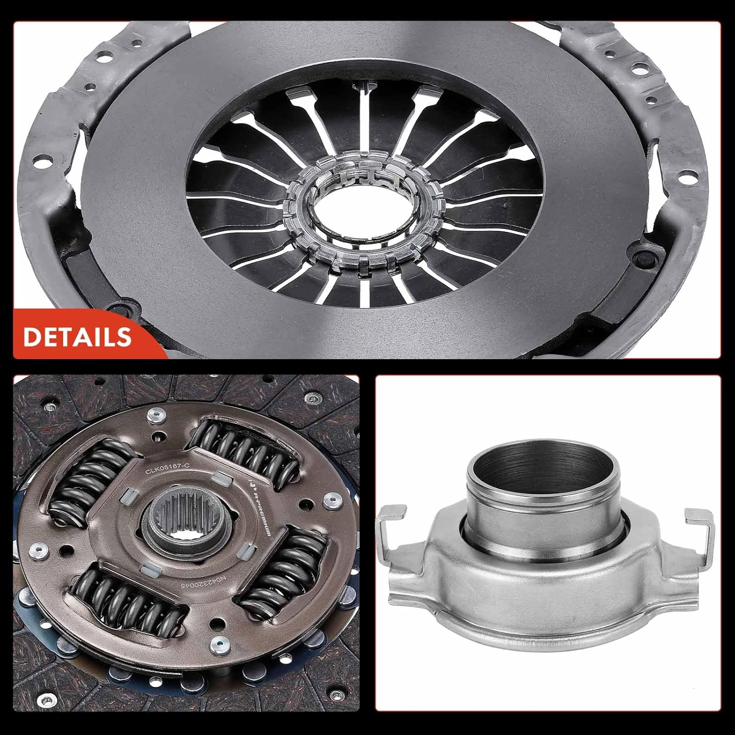 A-Premium Transmission Clutch Kit Compatible with Mitsubishi Lancer 2008/2010-2015 2.0L