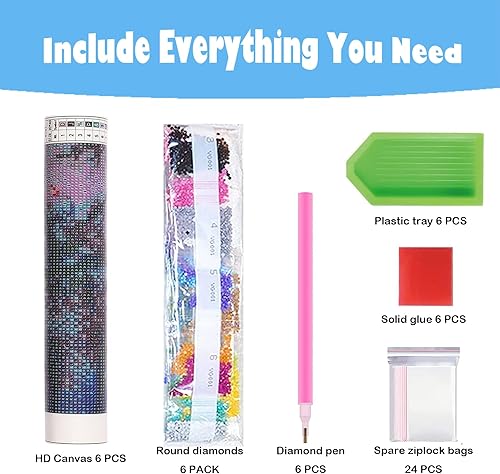 Miniatura 49 de KINPLUB Kits de pintura de diamantes de playa en forma de corazón para adultos, kits de arte de diamantes de puesta de sol 5D para principiantes