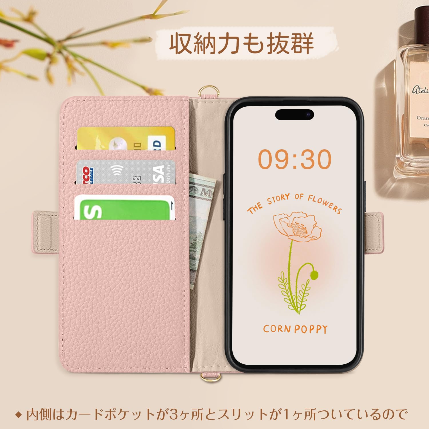 Amazon.co.jp: CASSYOOK for いphone16promax ケース 手帳型 iphone 16