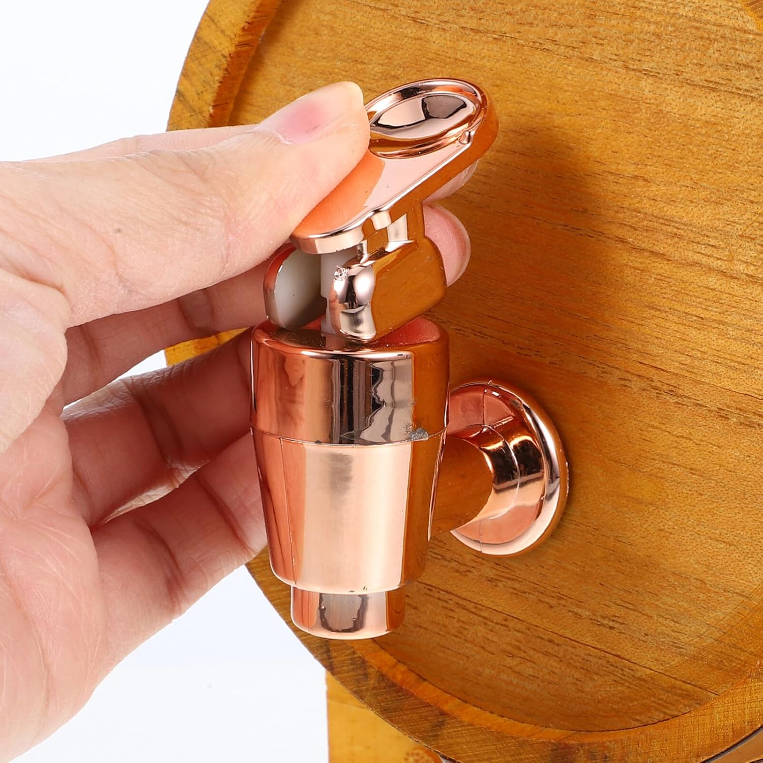 Rustic Wooden Wine Dispenser 1l Capacity Oak Vintage Barrels Stylish Functional for Wine Lovers