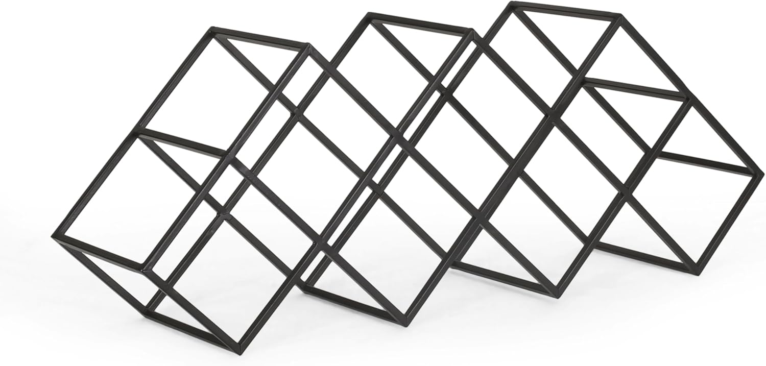 Estante para Vino de Hierro Industrial 7 Botellas