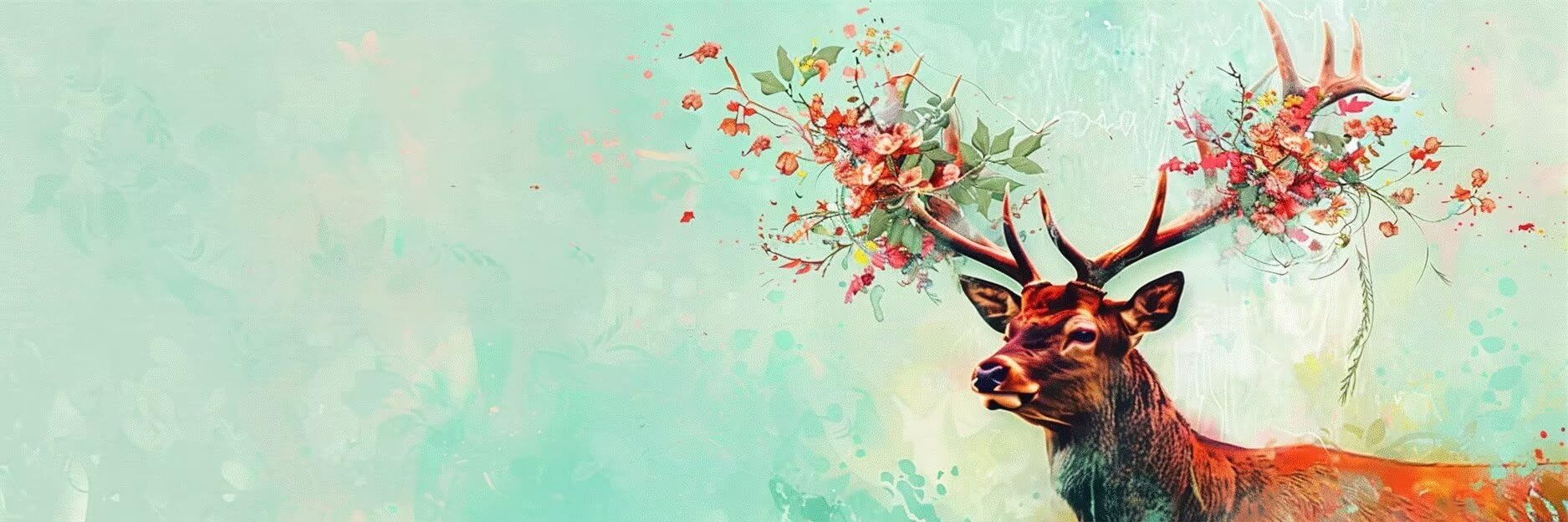Diamond painting cerf majestueux pour sublimer votre décoration de salon 40x120cm