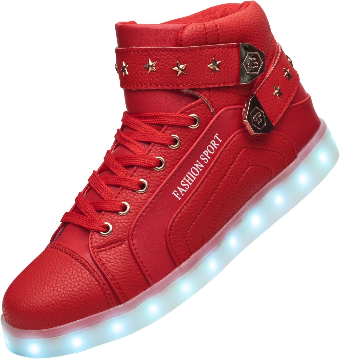 USB Chargeable High-Tops Light up Led Shoes Glowing Sneakers