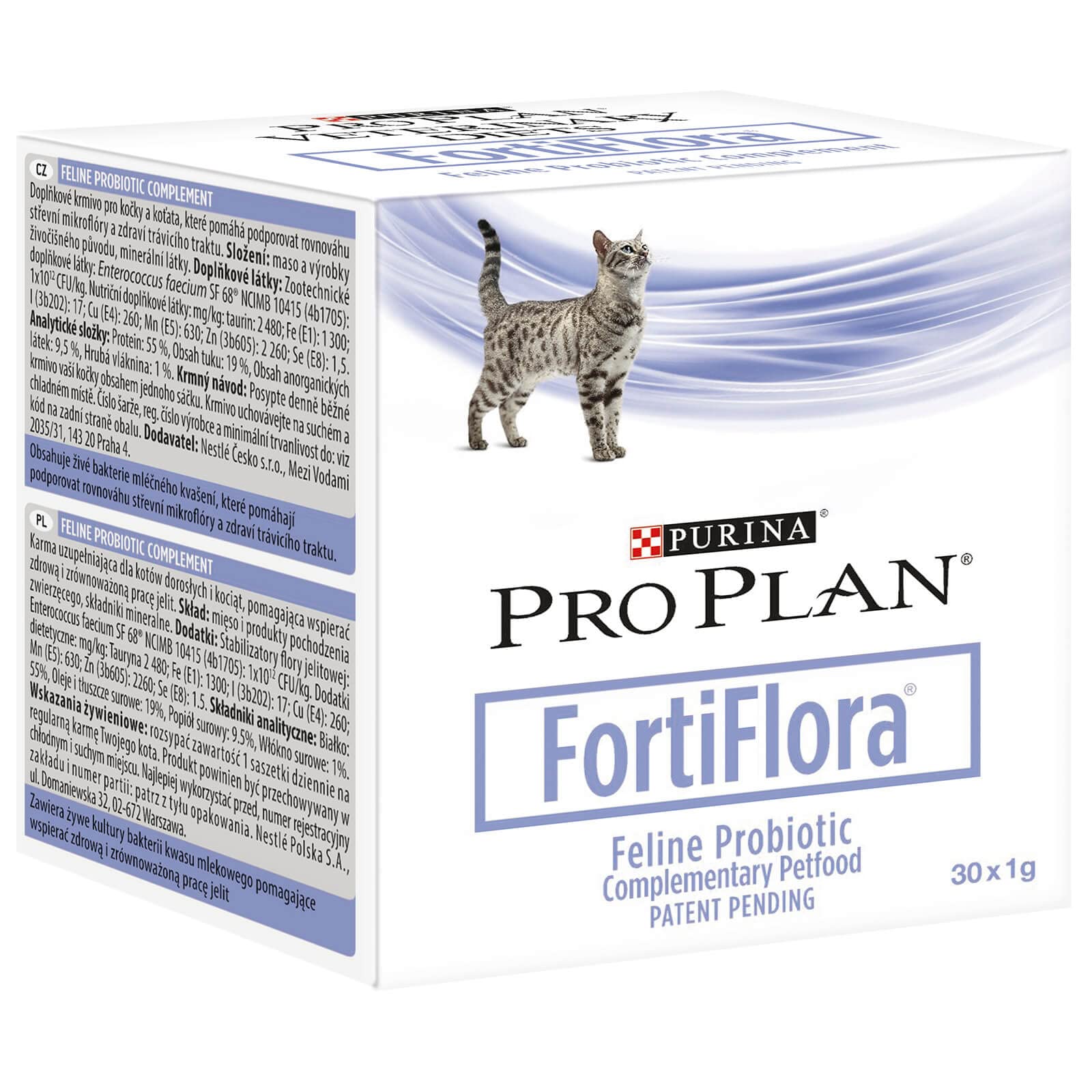 Nestlé Purina Fortiflora Equilibrio Intestinale Gatto, 30 Buste