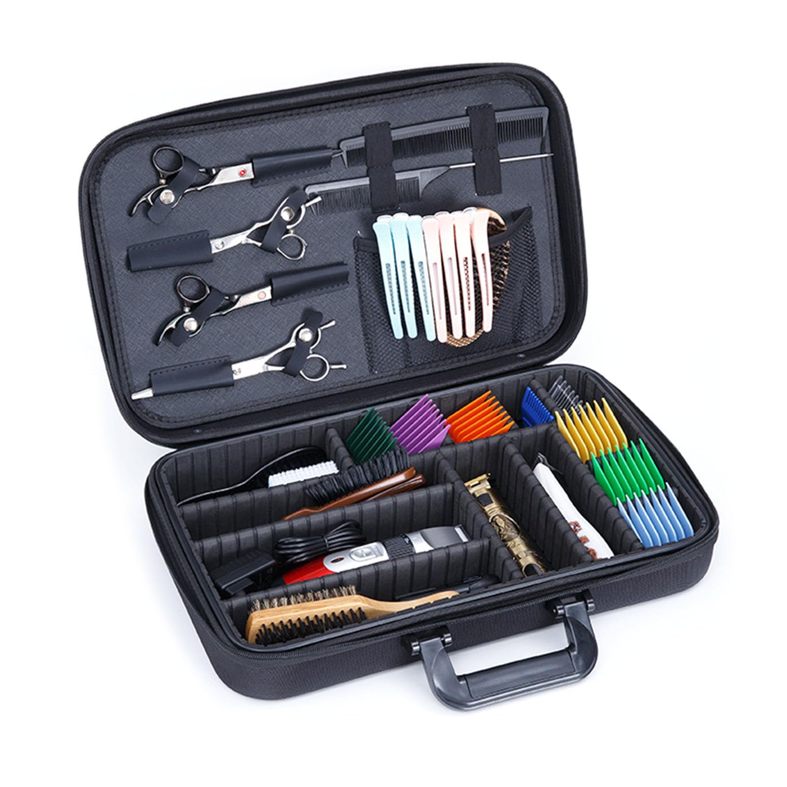 Professionelle Haarstyling-Box, praktischer Haartrockner, Lockenwickler und Glätteisen, Aufbewahrungskoffer, Zubehör für Frauen