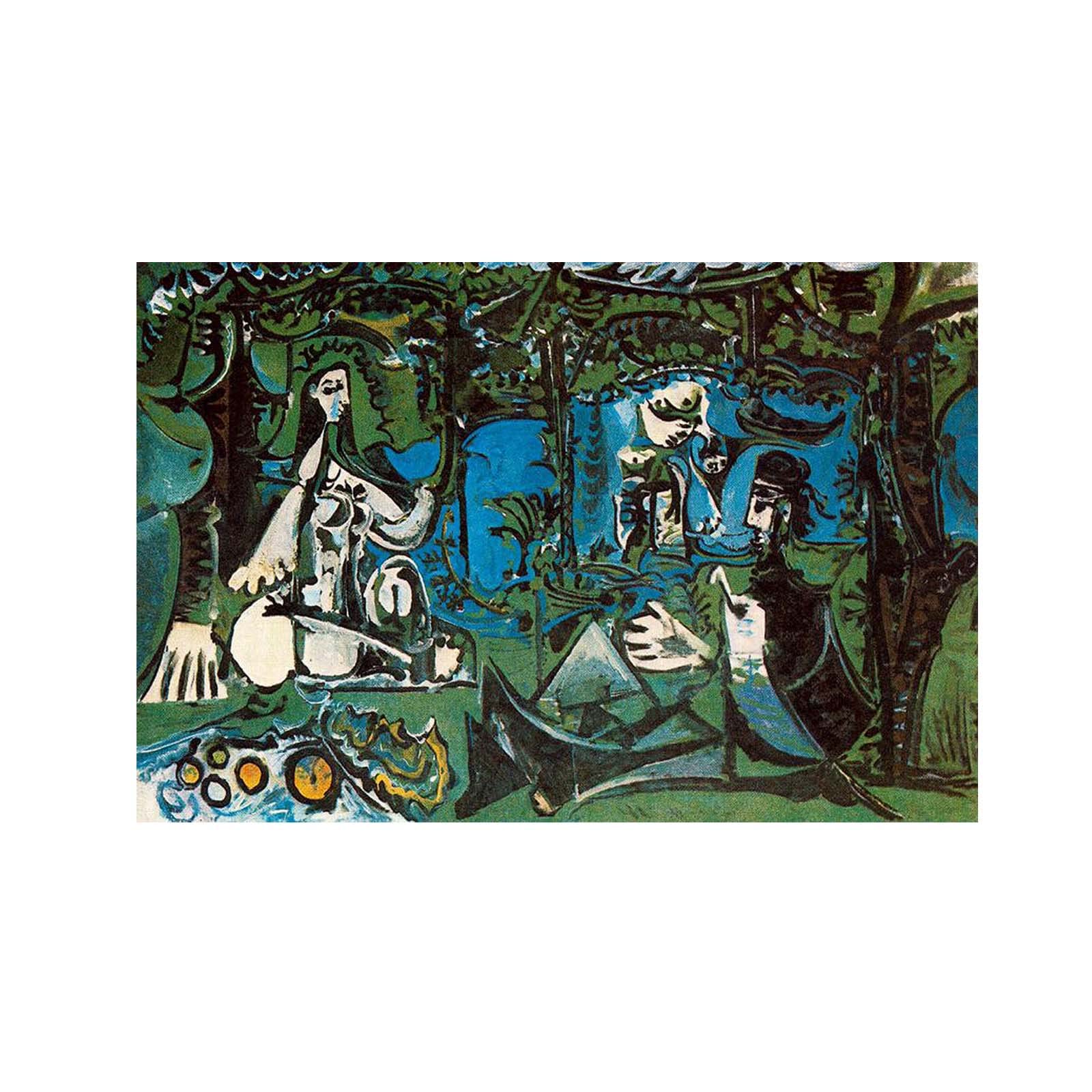 Amazon.co.jp: パブロ・ピカソ《草上の昼食》複製名画 ポスター飾り絵 