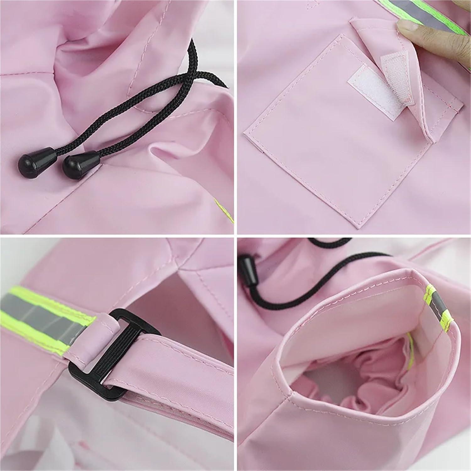 S-5XL Pets Small Dog Raincoats Reflective Small Large Dogs Rain Coat Waterproof Jacket Fashion Outdoor Breathable Puppy Clothes(Blue,Small)
