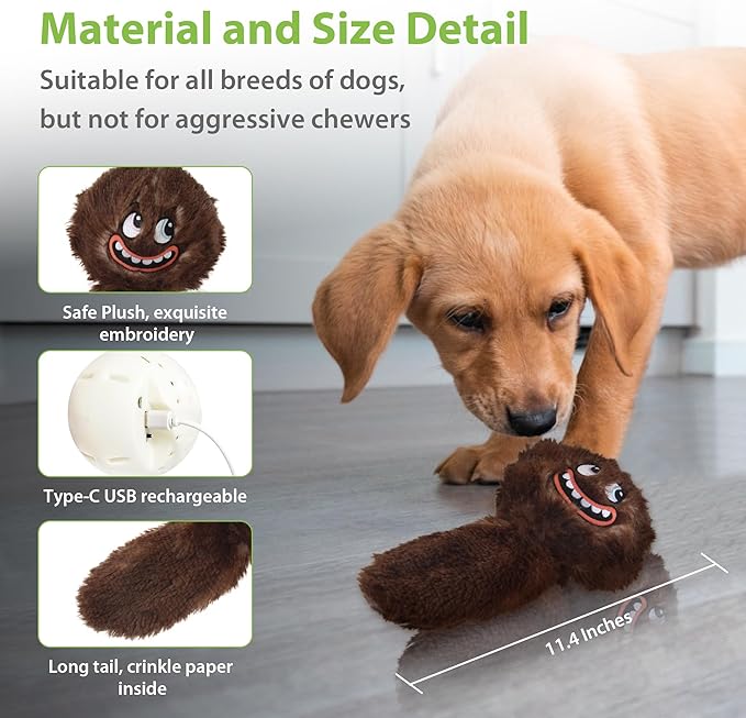 Juguete Interactivo para Perros PETGEEK con Sonido y Movimiento miniatura 4