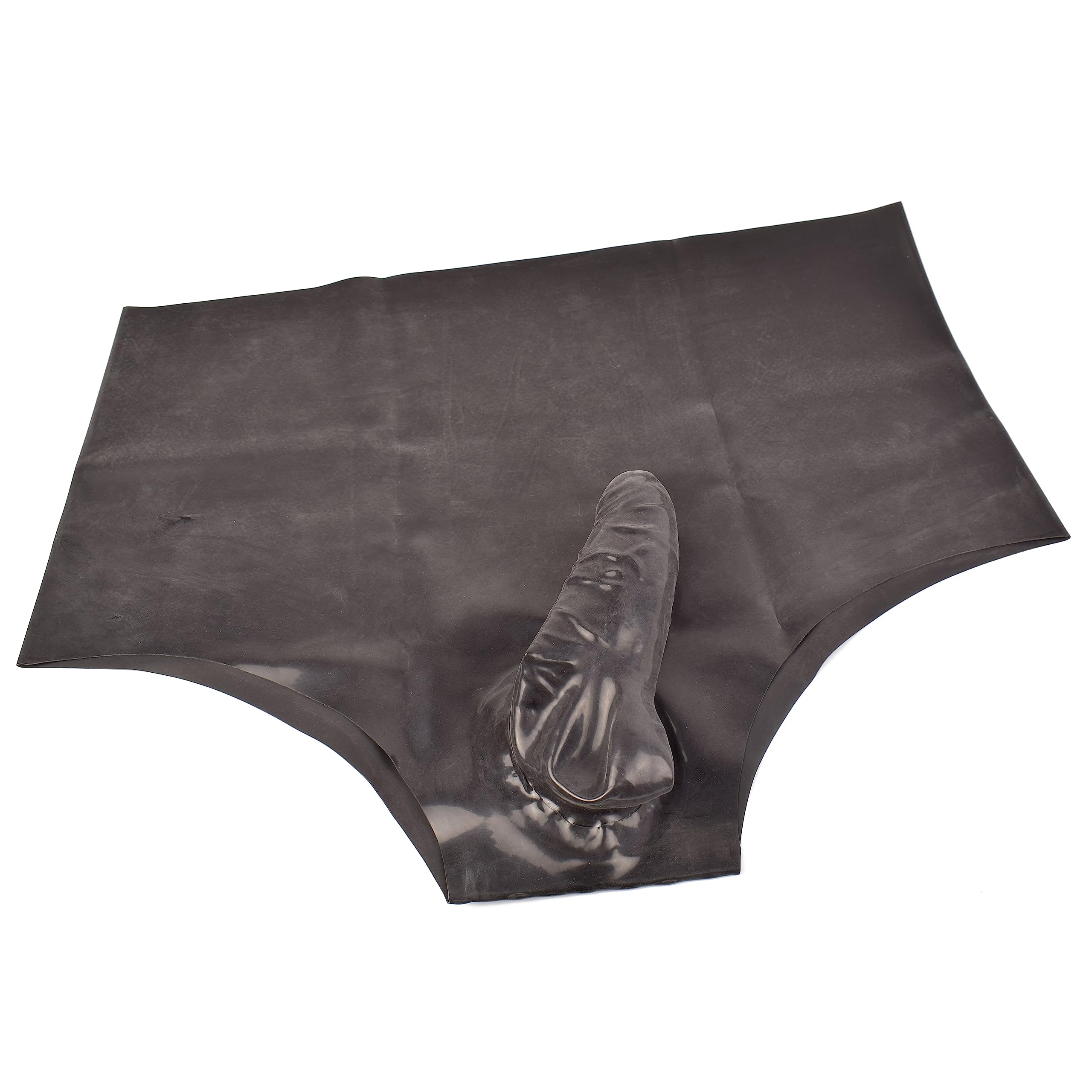 Rubberfashion Slip en Latex avec étui pénien préservatif - pour Homme - Court Sexy