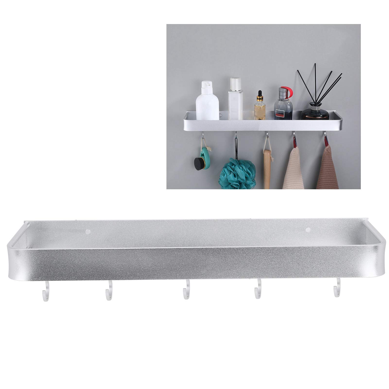 Topyond Shower Caddy Shelf Wall Mounted Shower Organizer arge Capacity Rustproof Shower Shelves Multifunctional Shower Rack for Kitchen