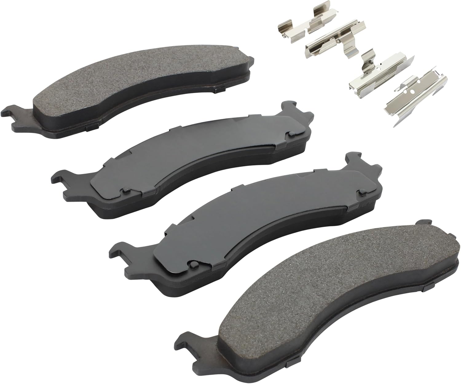 QUALITY-BUILT Front Semi-Metallic Brake Pads, Work Force 1002-0655M, Compatible with 1995-2007 Ford (E-150,E-250,E-250 Econoline,E-350 Club Wagon,E-350 Econoline,E-350 Econoline Club Wagon,E-350)
