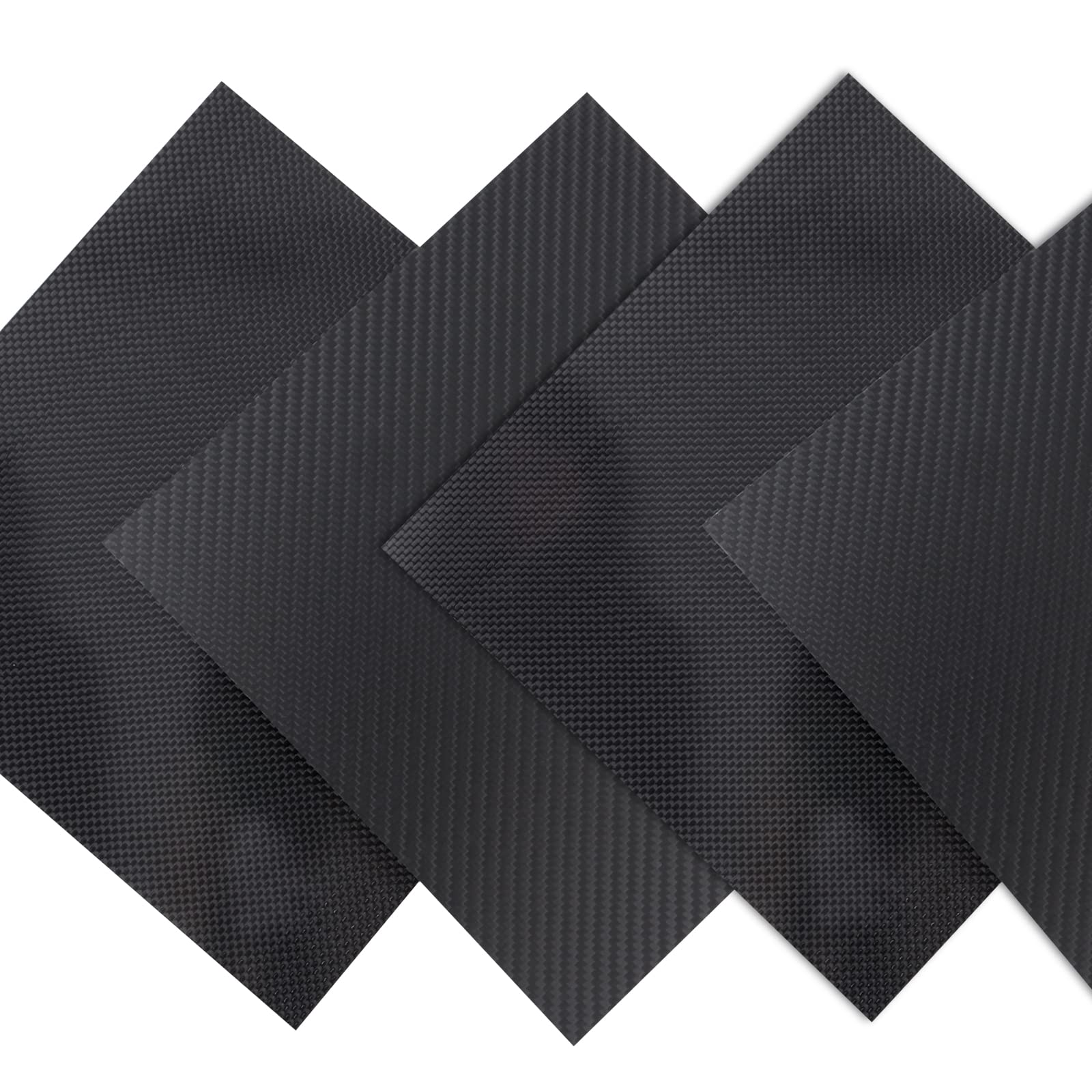 FANCYWING 400X400X1.0MM 1.5MM 2.0MM 2.5MM 3.0MM 4.0MM 5.0MM 6.0MM Carbon Fiber Sheet 100% 3K Carbon Fiber Laminate Plate Plain Weave Panel Sheet 4.5MM
