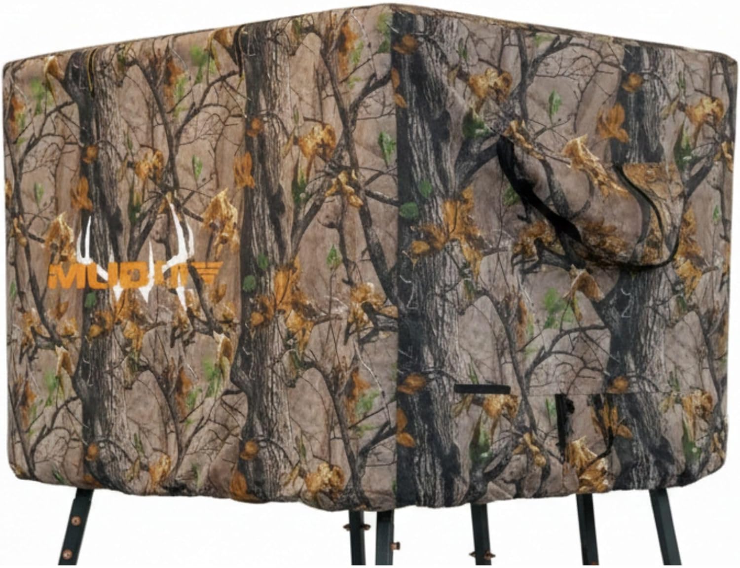 Muddy Quad Blind Kit Hunting Gear, Hunting Accessory with 360 Coverage & Zipper Entrance, Epic Camo