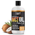 Intentionally Bare Pure C8 MCT Oil Organic - Brain Octane C8 MCT Oil for Clean Energy, Keto Paleo and Vegan Diet - Unflavored Brain Octane for Coffee, Shakes and Salads - Coconut MTC 32oz