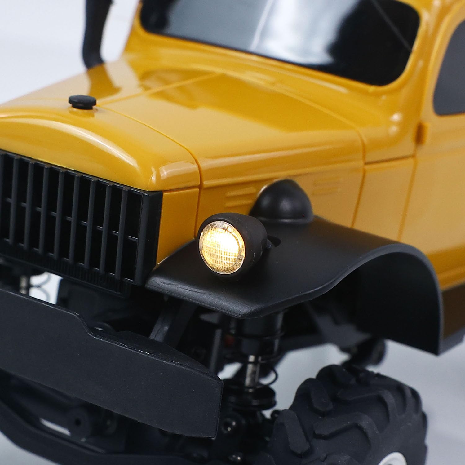 TOUCAN RC HOBBY UDI 4X 4 1/24 RC Rock Crawler UCX2401, cambio a 2 marce, telecomando, veicolo fuoristrada, telaio in metallo, motore a spazzole leggere RTR
