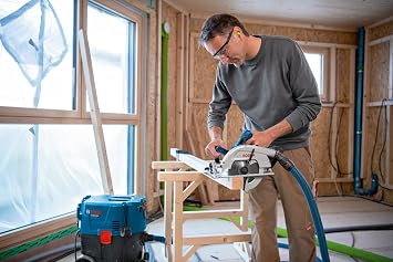 Bosch Professional 18V System BITURBO Cordless Circular Saw GKS 18V-70 L (incl. 1x Saw Blade, L-BOXX, Without Battery/Charger)
