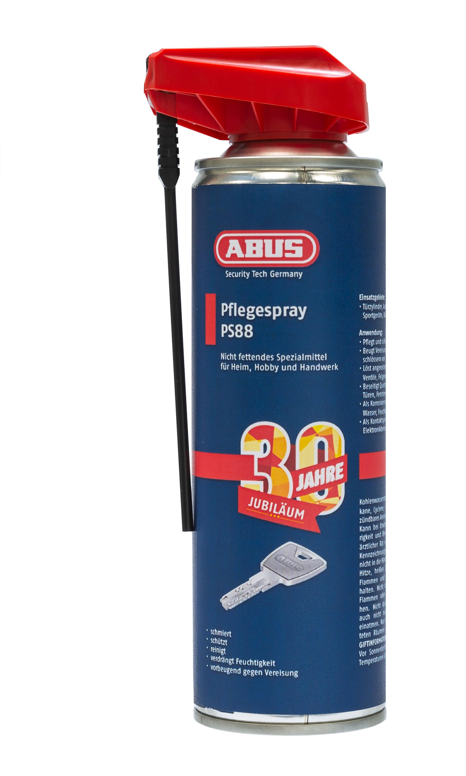 Spray per la cura del cilindro VK PS88, 12 x 300 ml, bomboletta spray ABUS